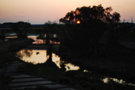 水辺の終日。-Riverside dusk-
