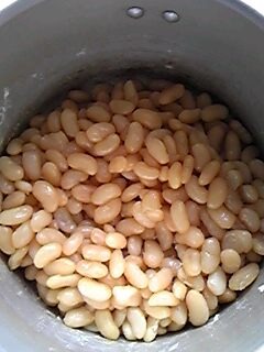 白花豆の煮豆