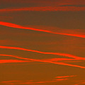 Photos: 紅色の飛行機雲