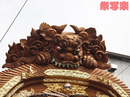 だんじり　獅噛み 獅噛み表札 | 株式会社木彫前田工房 | 贈答品としても喜ばれる
