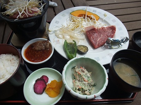 サーロインステーキご膳♪
