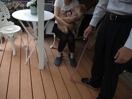 ママさんセスを初抱っこ