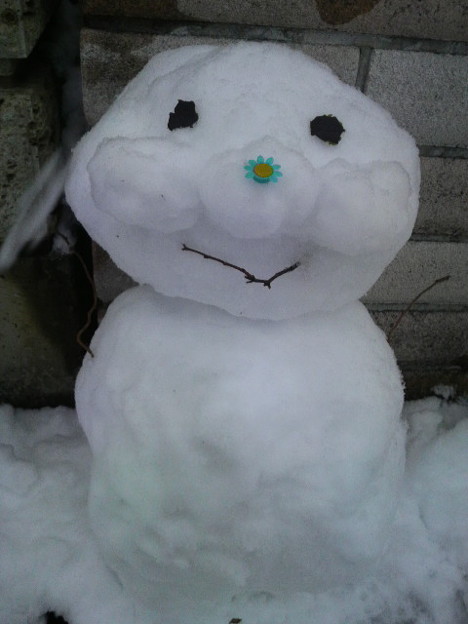 アンパンマン雪だるま 写真共有サイト フォト蔵