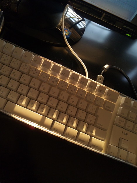 夕陽に照らされて Pcのキーボードがかっこいい 写真共有サイト フォト蔵